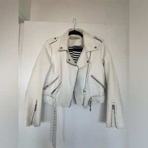 🛍️ZARA FAUX LEATHER JACKET